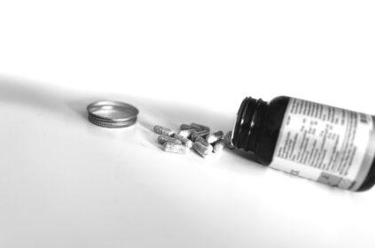 a close-up of a bottle